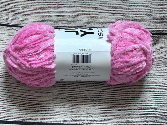 Premier Just Yarn Dream Chenille – Candy Heart 2089-04 – Super Soft Medium Yarn