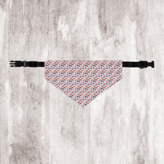 Patriotic Stars & Stripes Dog Bandana, Over-the-Collar