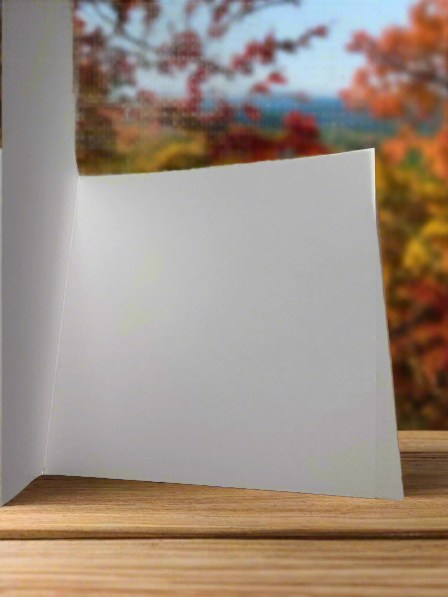 Happy Thanksgiving Diamond Dot Greeting Card – 6x6 blank inside