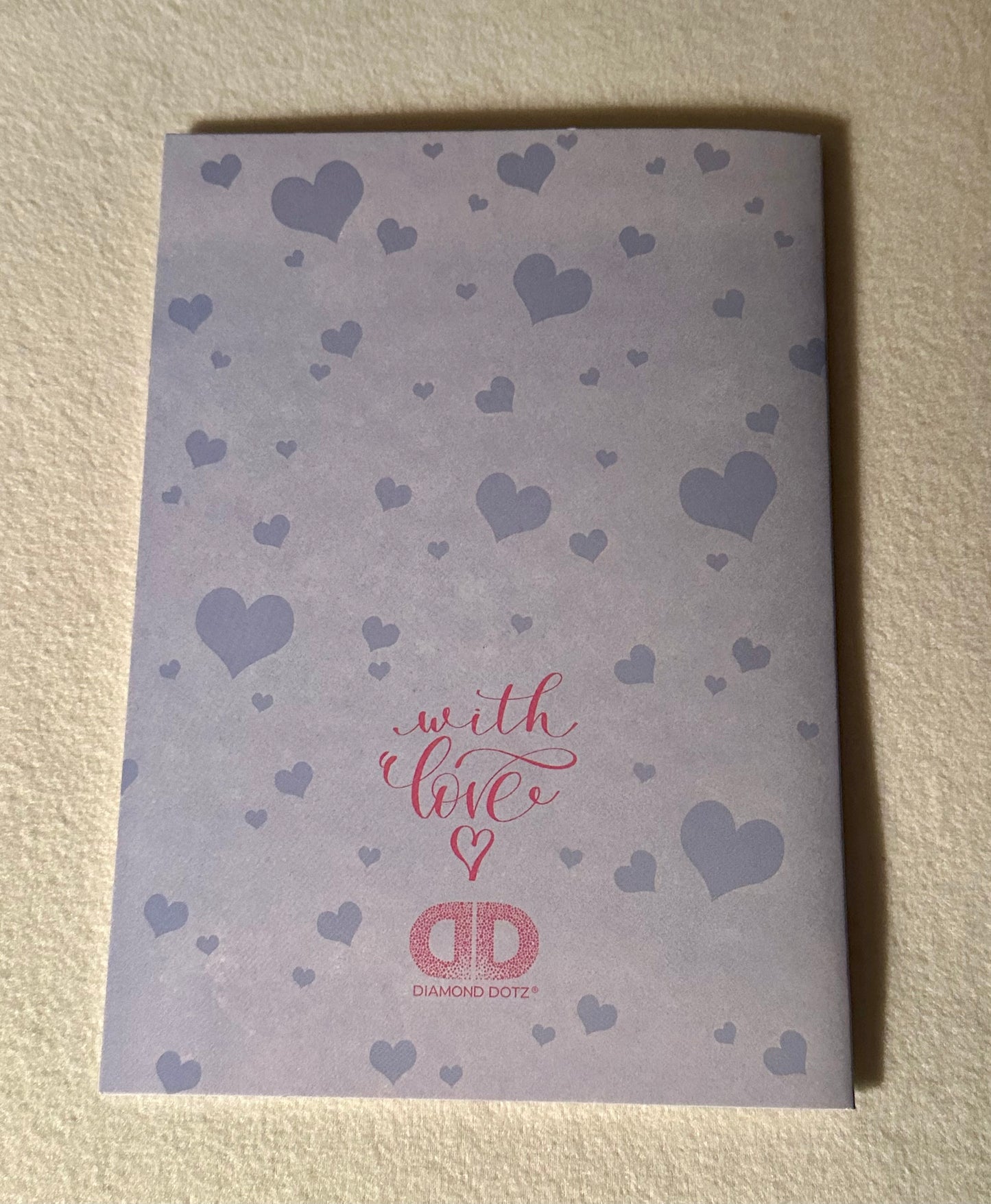 Teddy Bear with Flowers Diamond Art Greeting Card – Handmade Sparkle Card