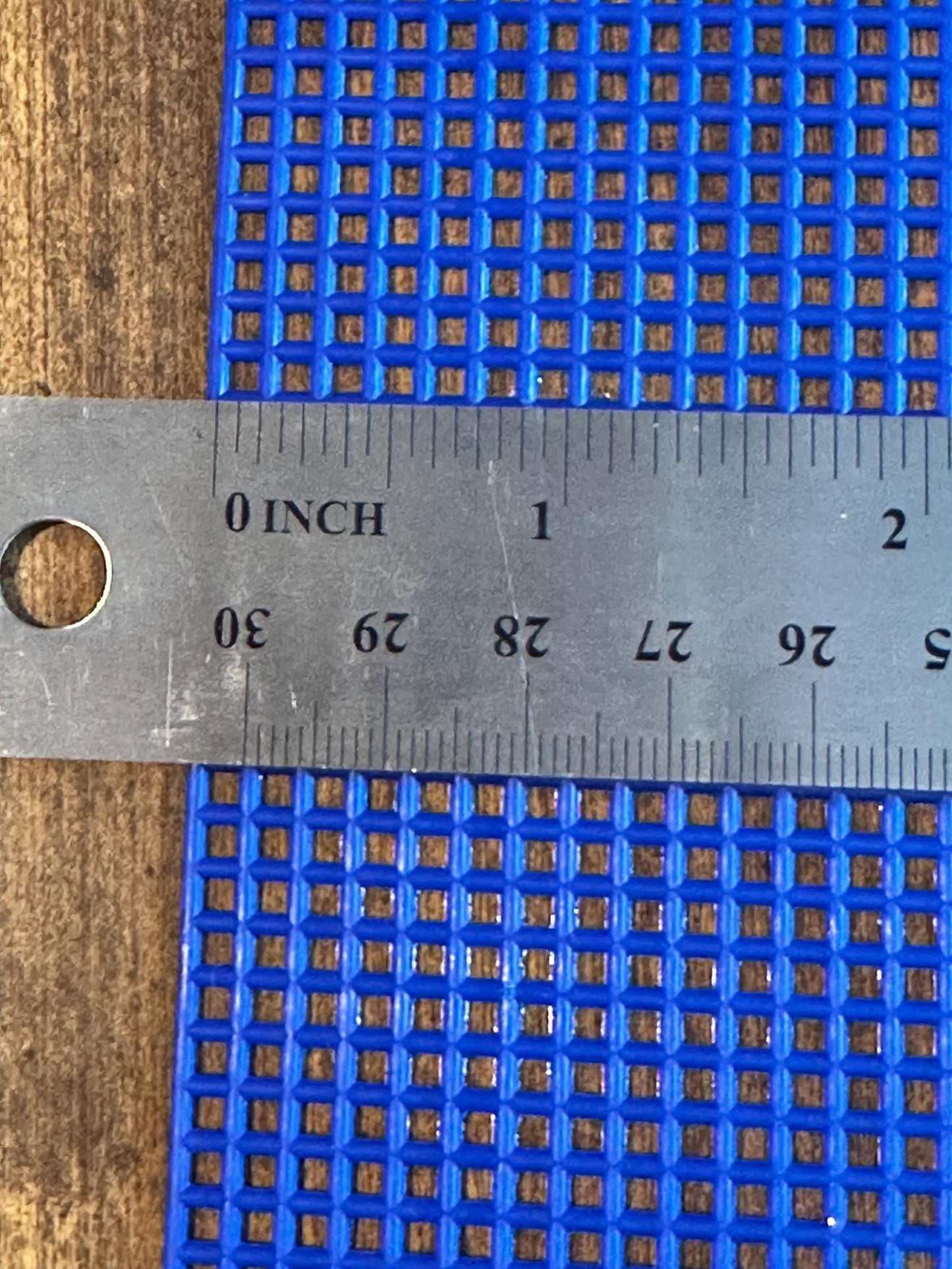 7 Mesh Royal Blue Plastic Canvas Sheet, 10.5 x 13.5