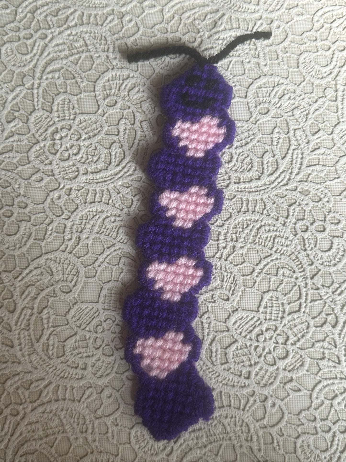 Caterpillar Bookmarks purple and pink
