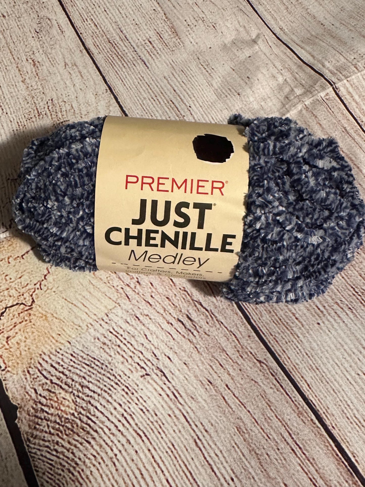Premier Just Chenille Medley Yarn – Navy | Color 2157-02