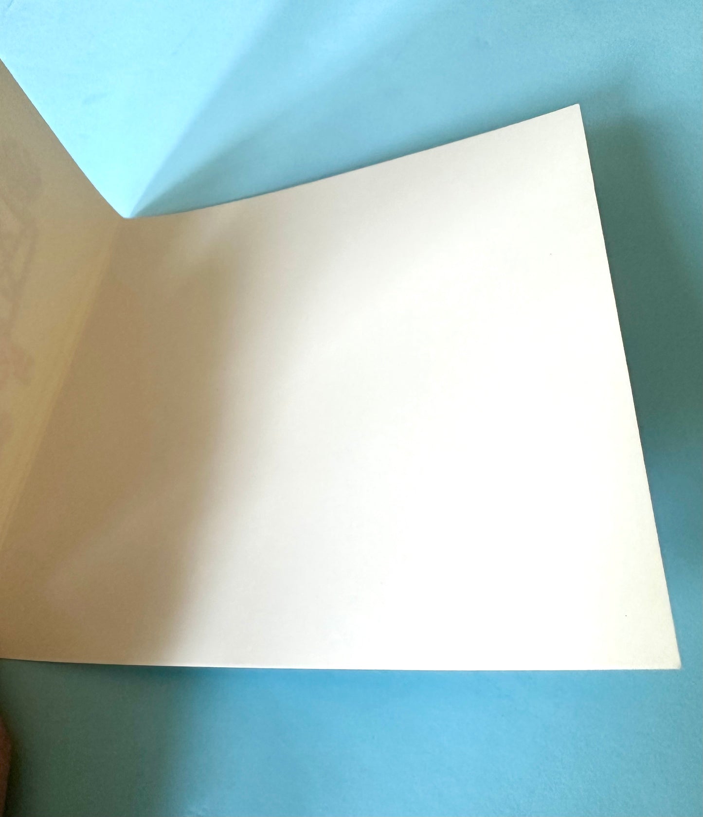 blank inside of 6x6 fall greeting card