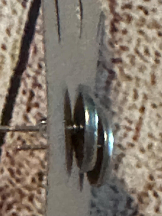 stud earring side view