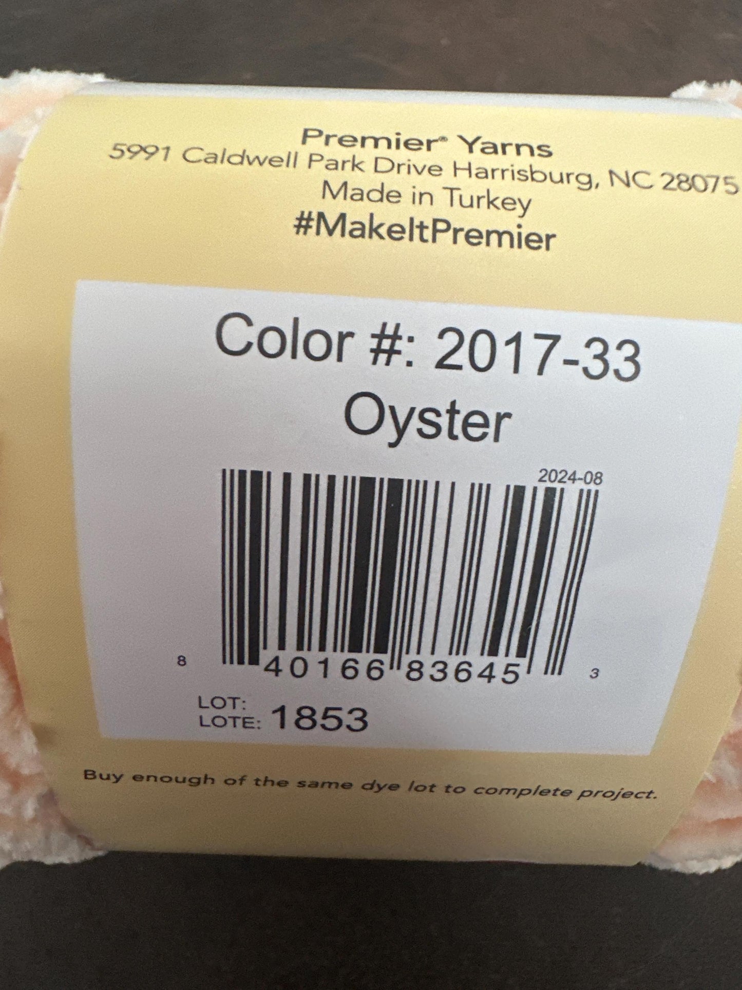 Premier Just Chenille Yarn – Oyster (Color 2017-04) – Soft Super Bulky Polyester Yarn, 65 Yards