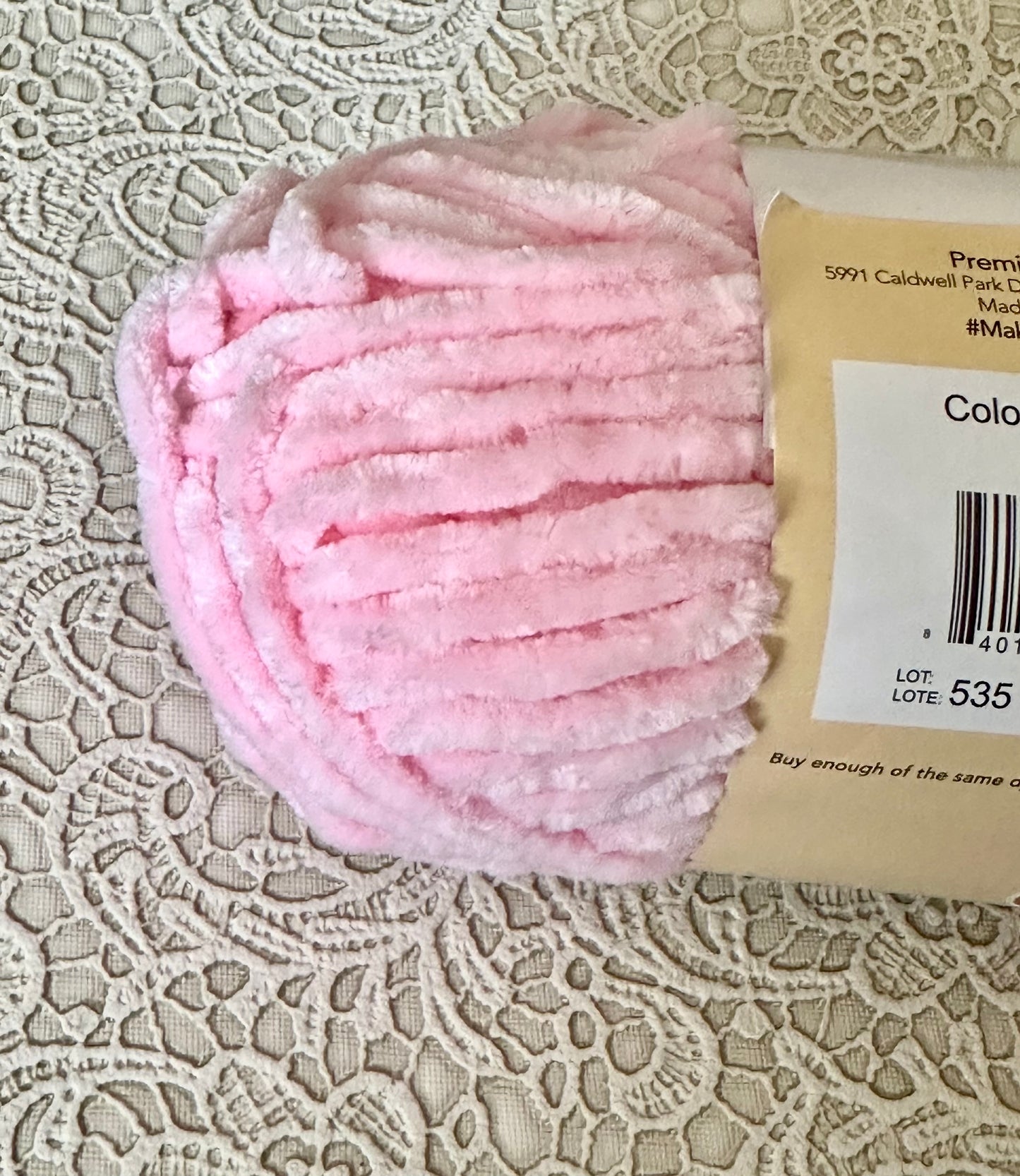 Premier Just Chenille Yarn – Pink