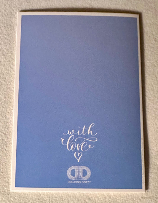 Mandala Diamond Art Greeting Card – Handmade Colorful Blank Card