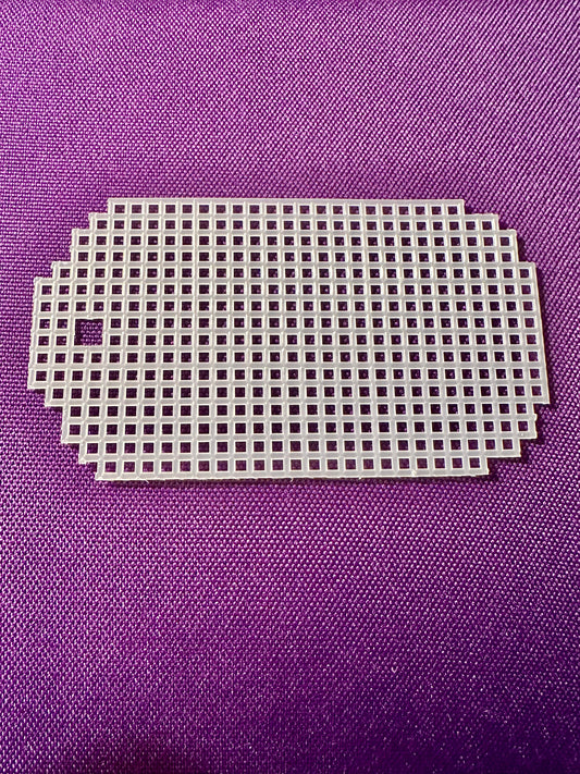 Precut Plastic Canvas Gift Tag / Dog Tag Shape