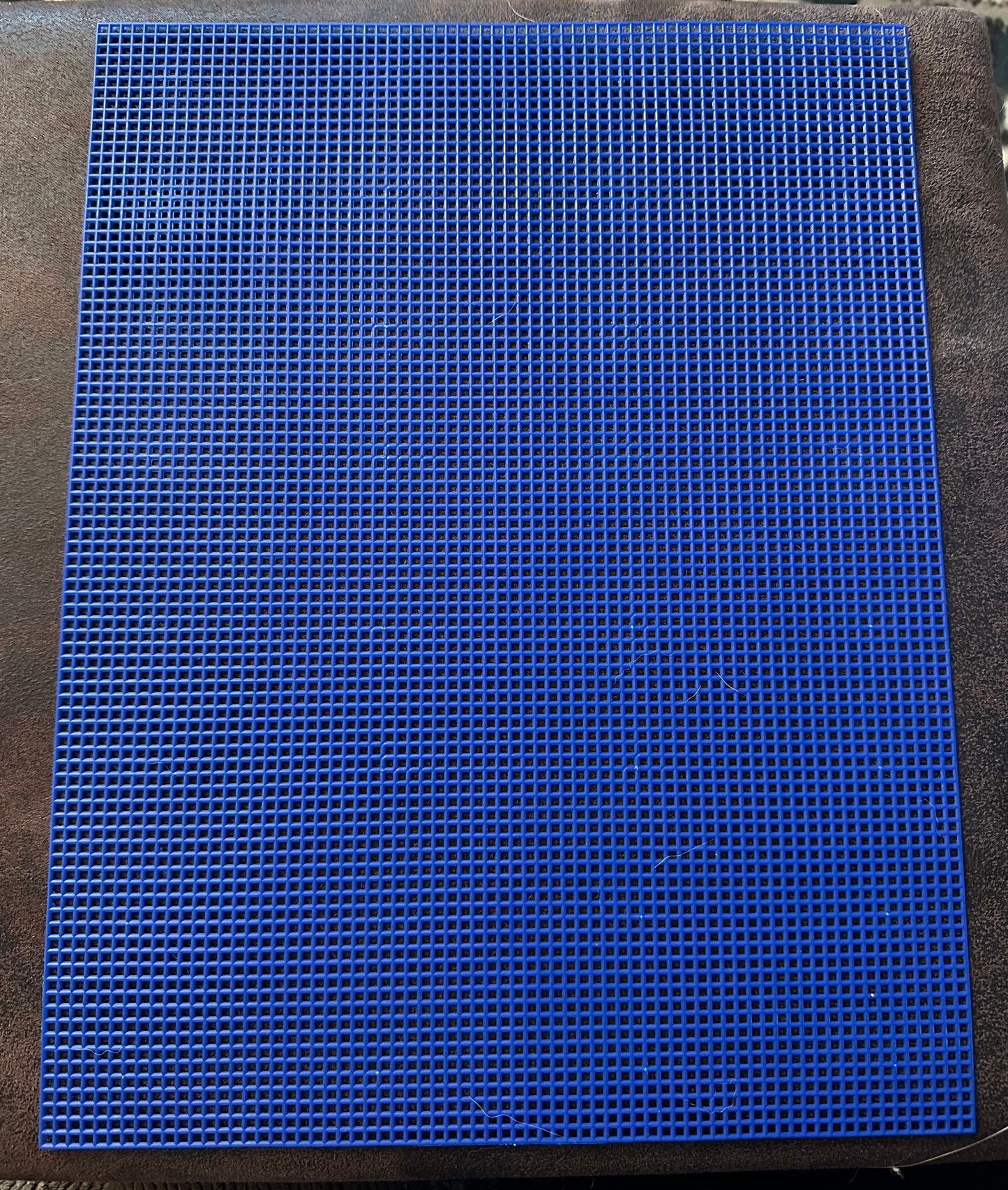 7 Mesh Royal Blue Plastic Canvas Sheet, 10.5 x 13.5