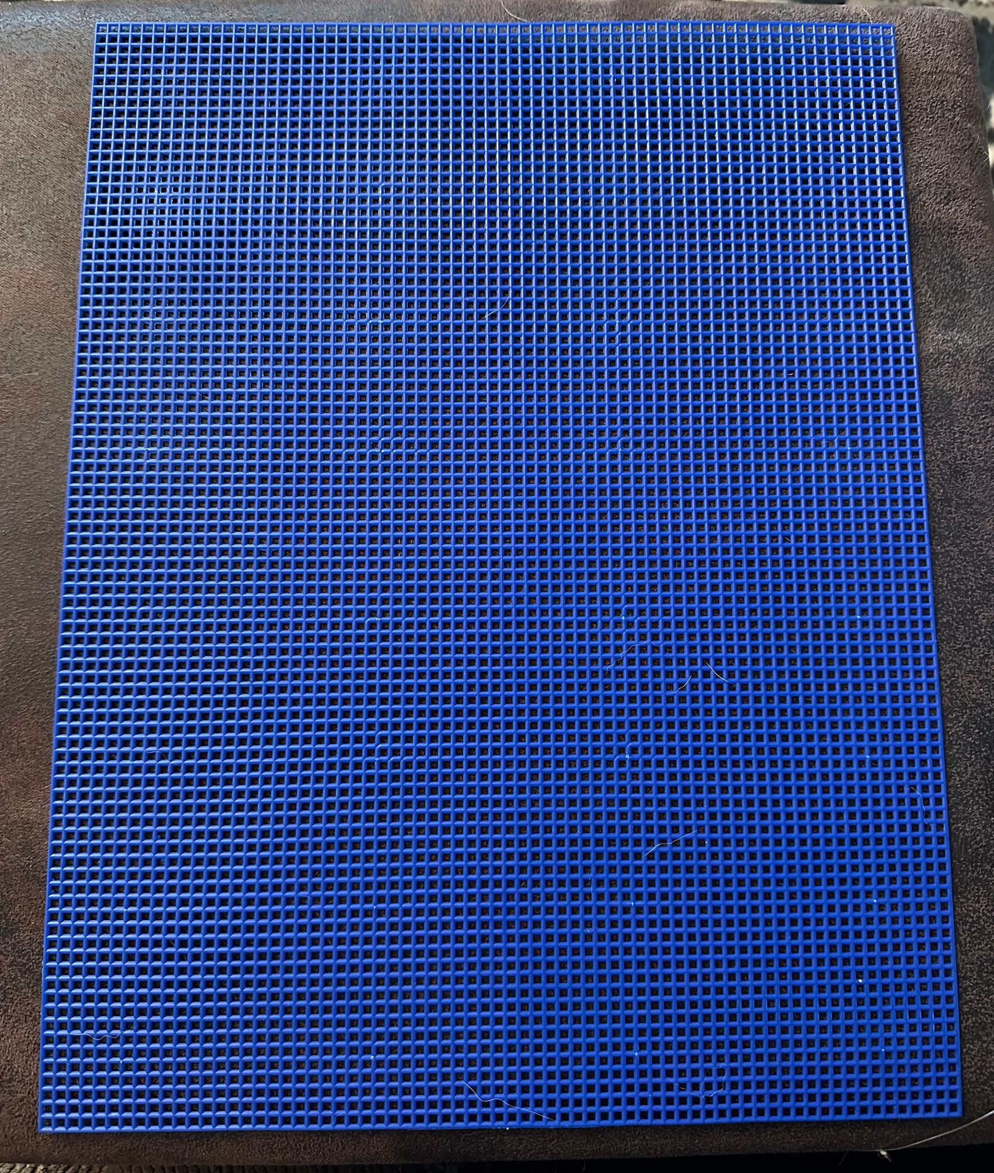 7 Mesh Royal Blue Plastic Canvas Sheet, 10.5 x 13.5
