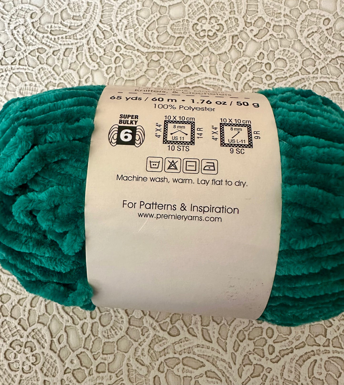 Premier Just Chenille Yarn – Deep Emerald