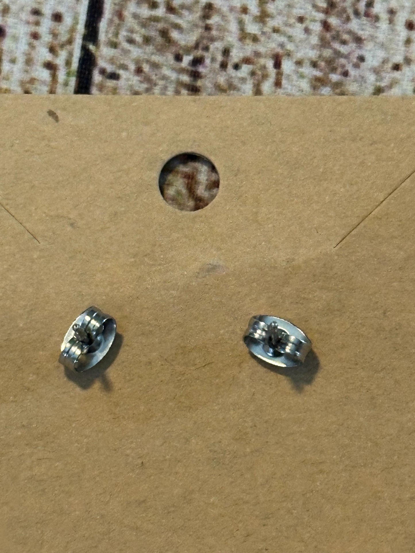 stud earring back view