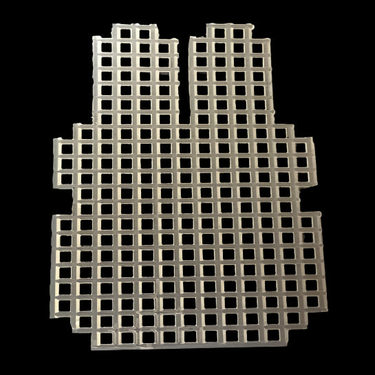 precut plastic canvas bunny cutout shape ready to stitch