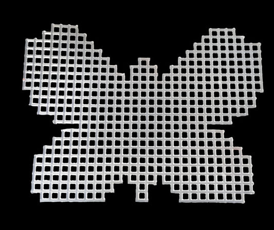 precut plastic canvas butterfly cutout shape ready to stitch