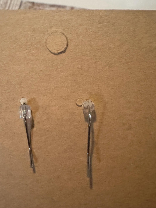 fish hook earring backs.