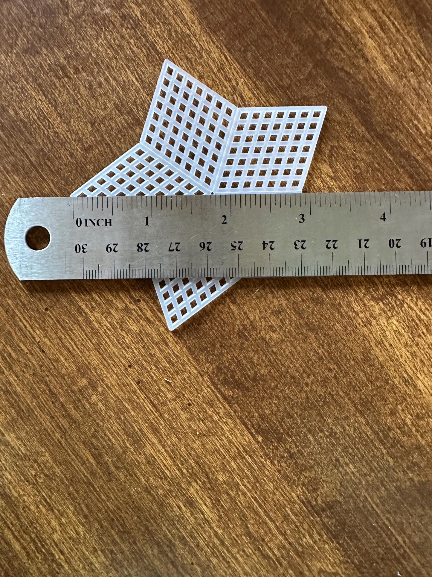 Precut 5 Point Star Plastic Canvas Shapes – Clear 3.25” Stars
