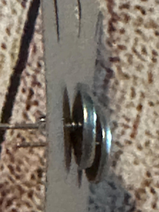 stud earring side view