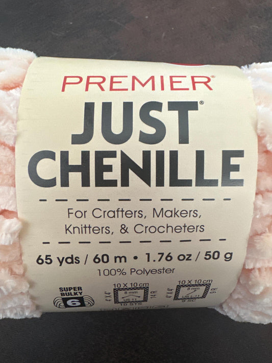 Premier Just Chenille Yarn – Oyster (Color 2017-04) – Soft Super Bulky Polyester Yarn, 65 Yards