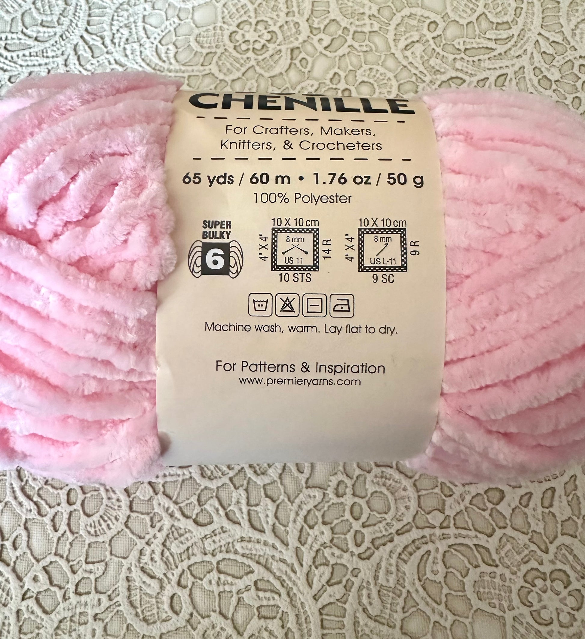 Premier Just Chenille Yarn – Pink 
