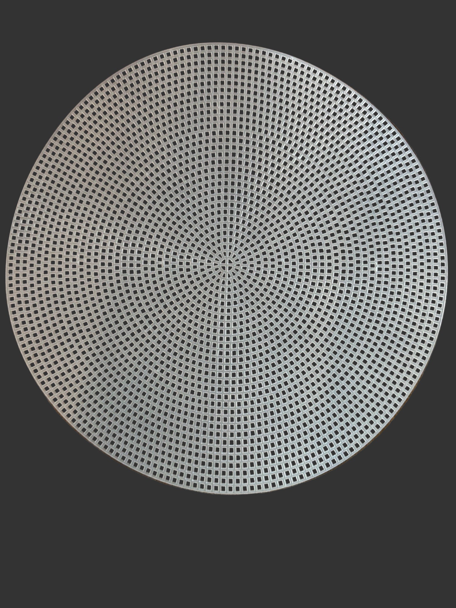 Precut Plastic Canvas Circle – 9.3 Inch Round Shape