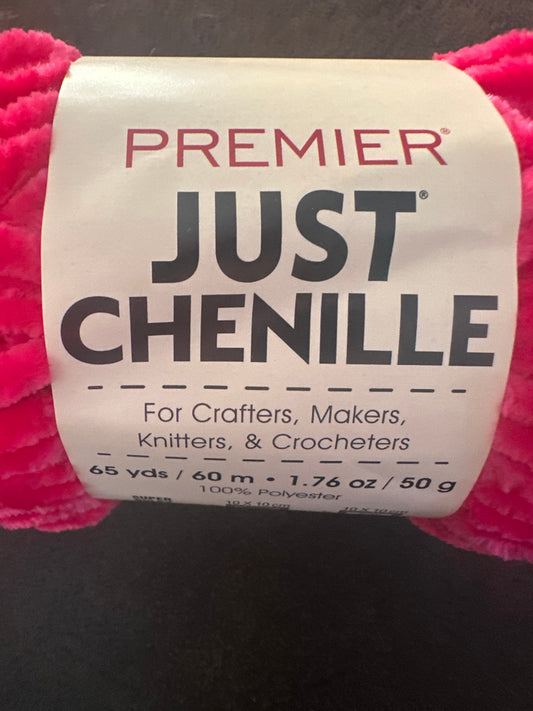 Premier Just Chenille Yarn – Hibiscus | Color 2017-15