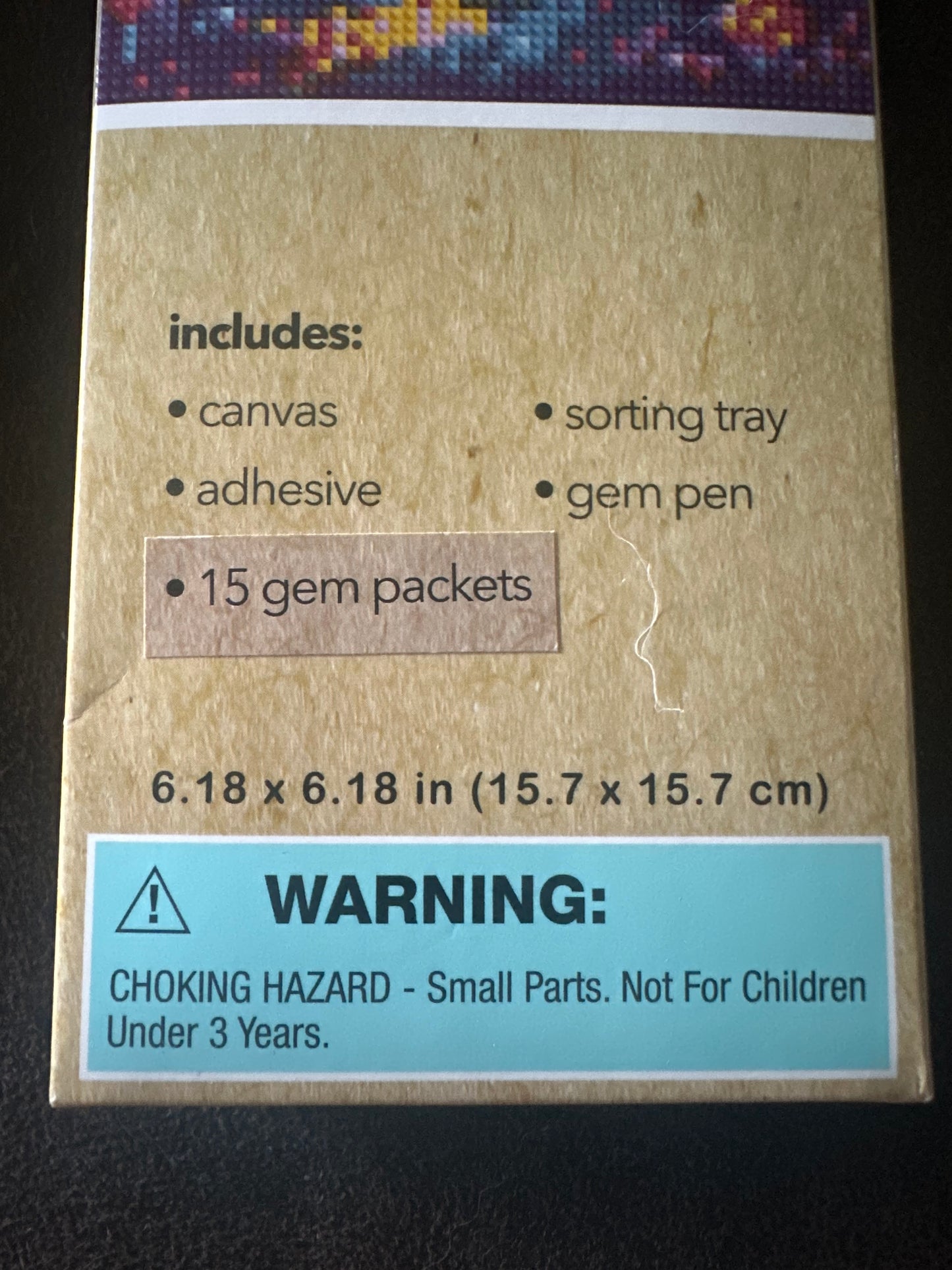 supply list for gem painting kit