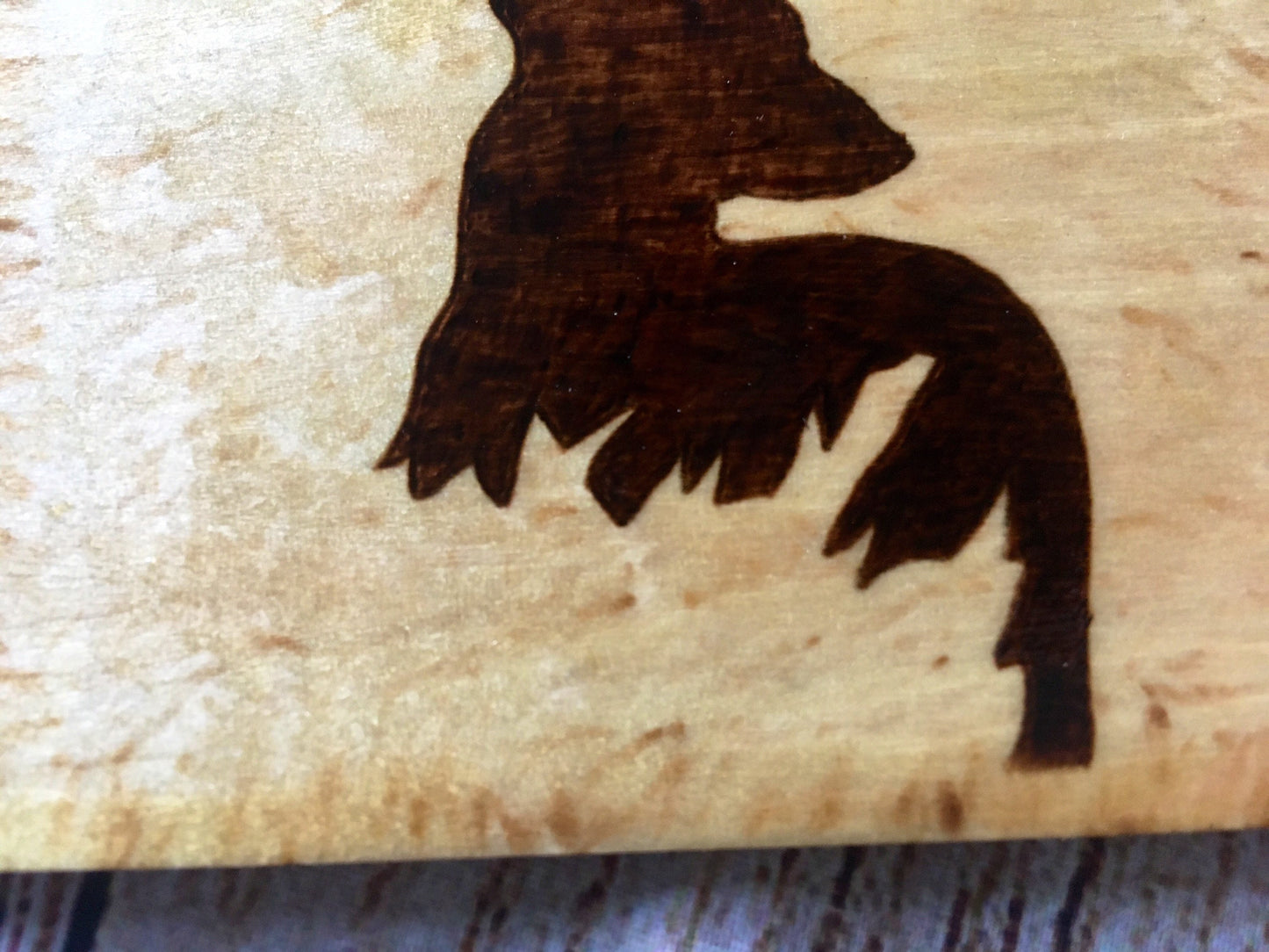 Wood Burned Antlered Deer Coasters – Set of 4 Handmade 4" Rustic Coasters