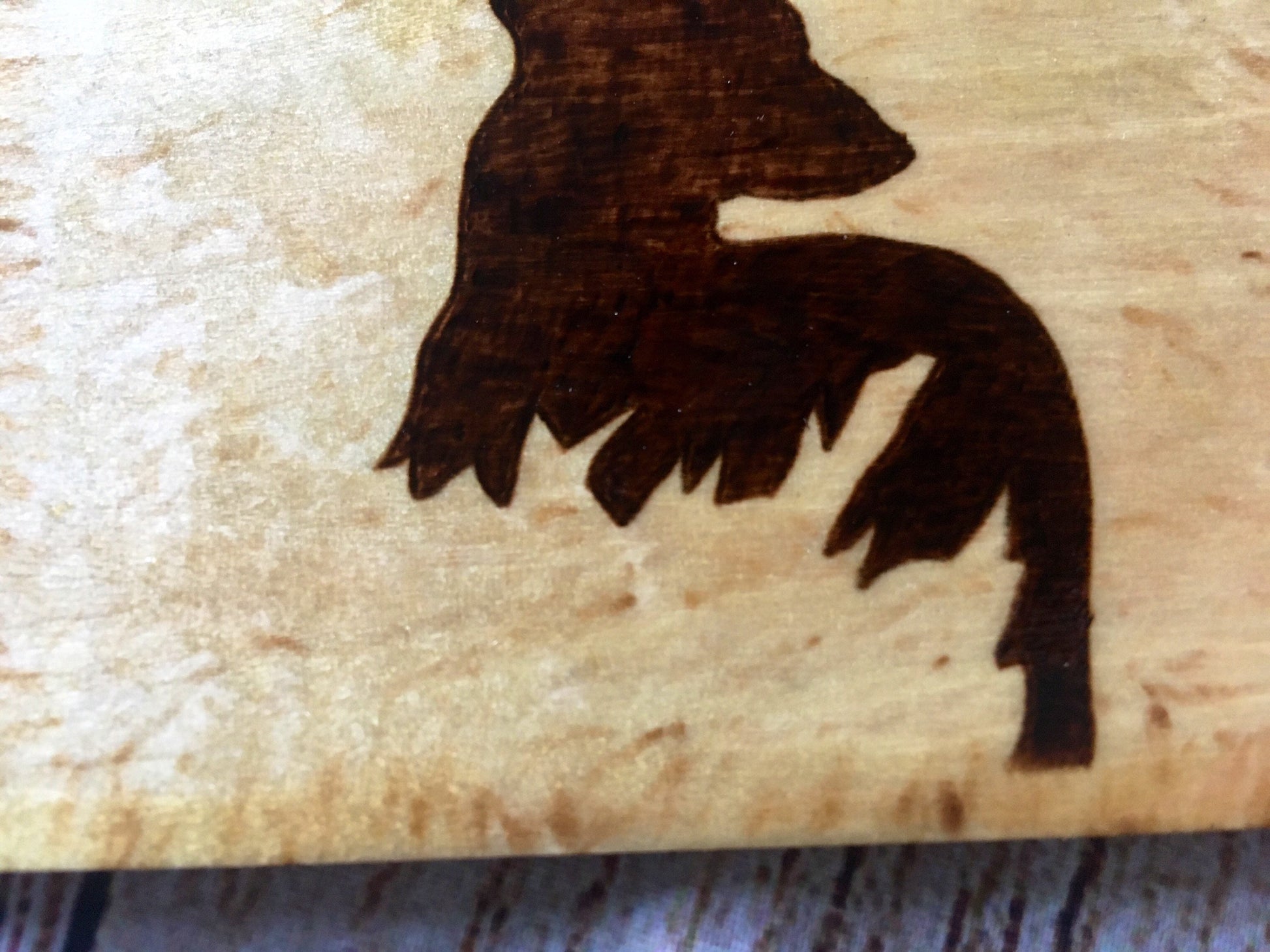 Wood Burned Antlered Deer Coasters – Set of 4 Handmade 4" Rustic Coasters