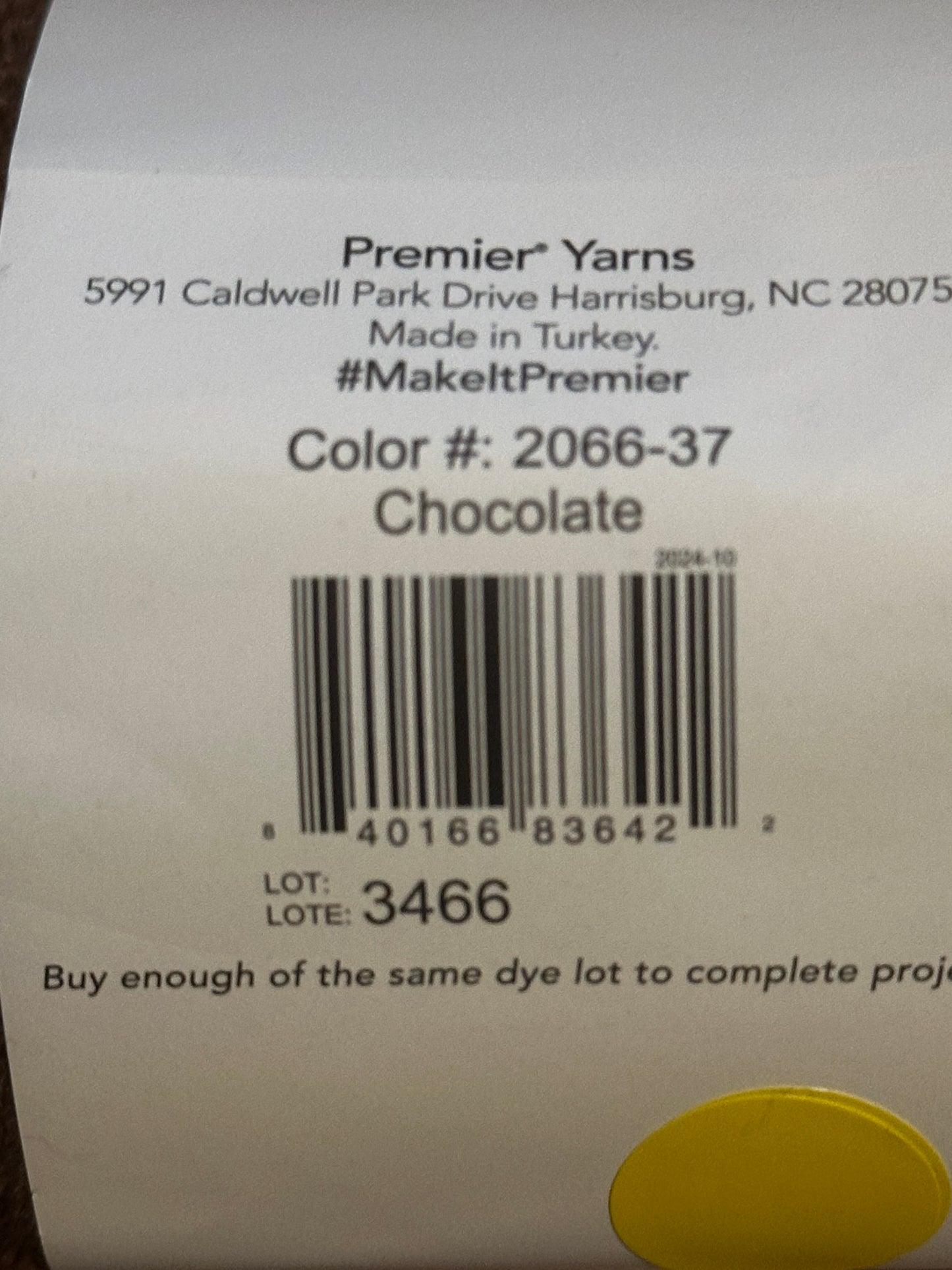 Premier Just Yarn Worsted – Chocolate | Color 2066-37