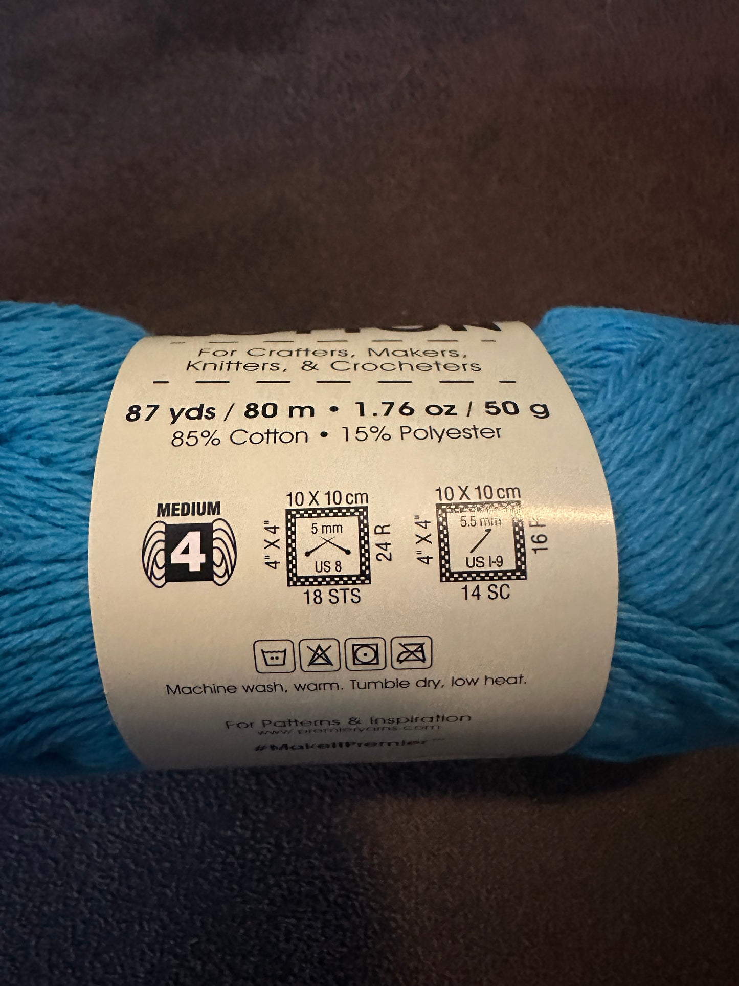 Premier Just Cotton Yarn – Turquoise | Color 2064-06