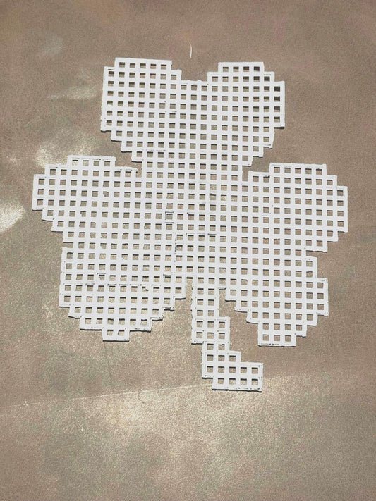 Precut Plastic Canvas Shamrock