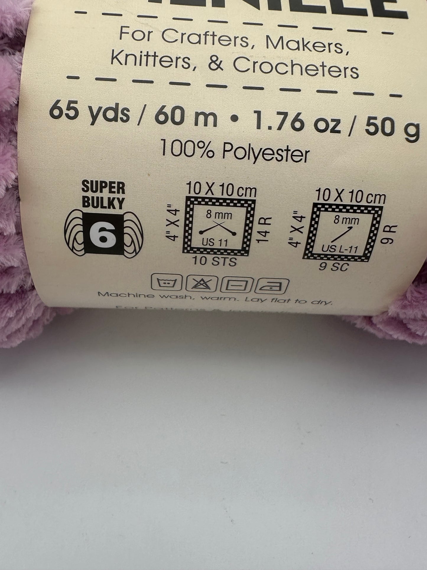 Premier Just Chenille Yarn – Light Mauve (2017-35)