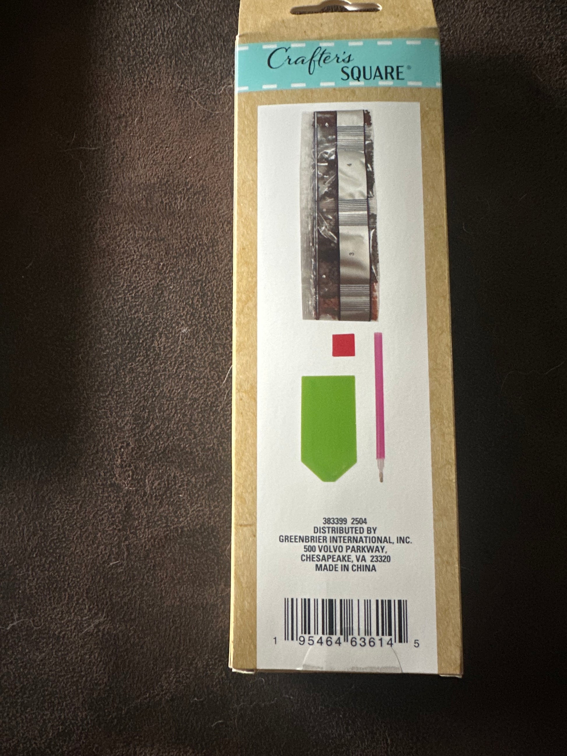 Product supplies included shown on box