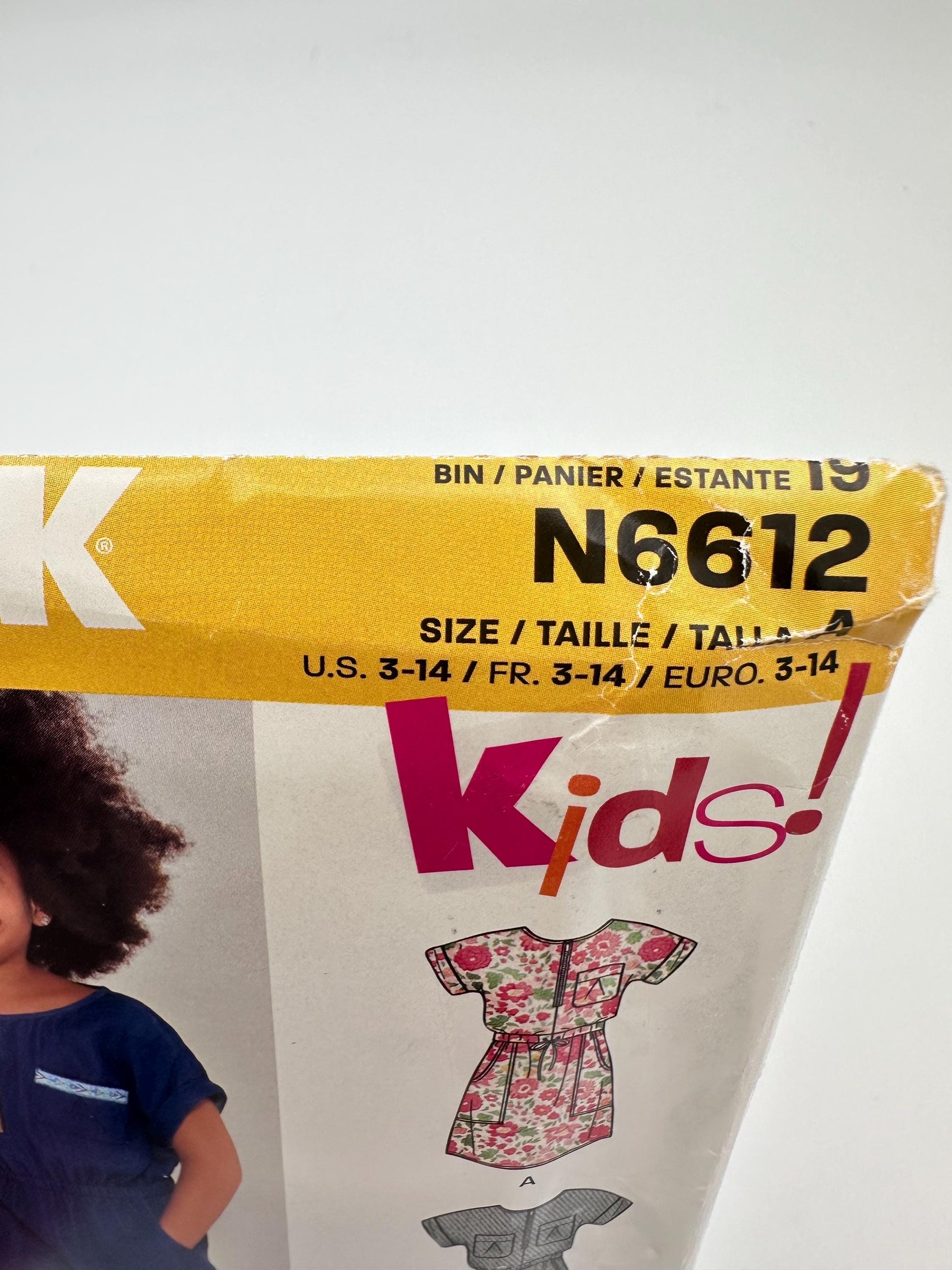 New Look N6612 Girls' Dress, Romper & Jumpsuit Sewing Pattern | Sizes 3–14 | Uncut
