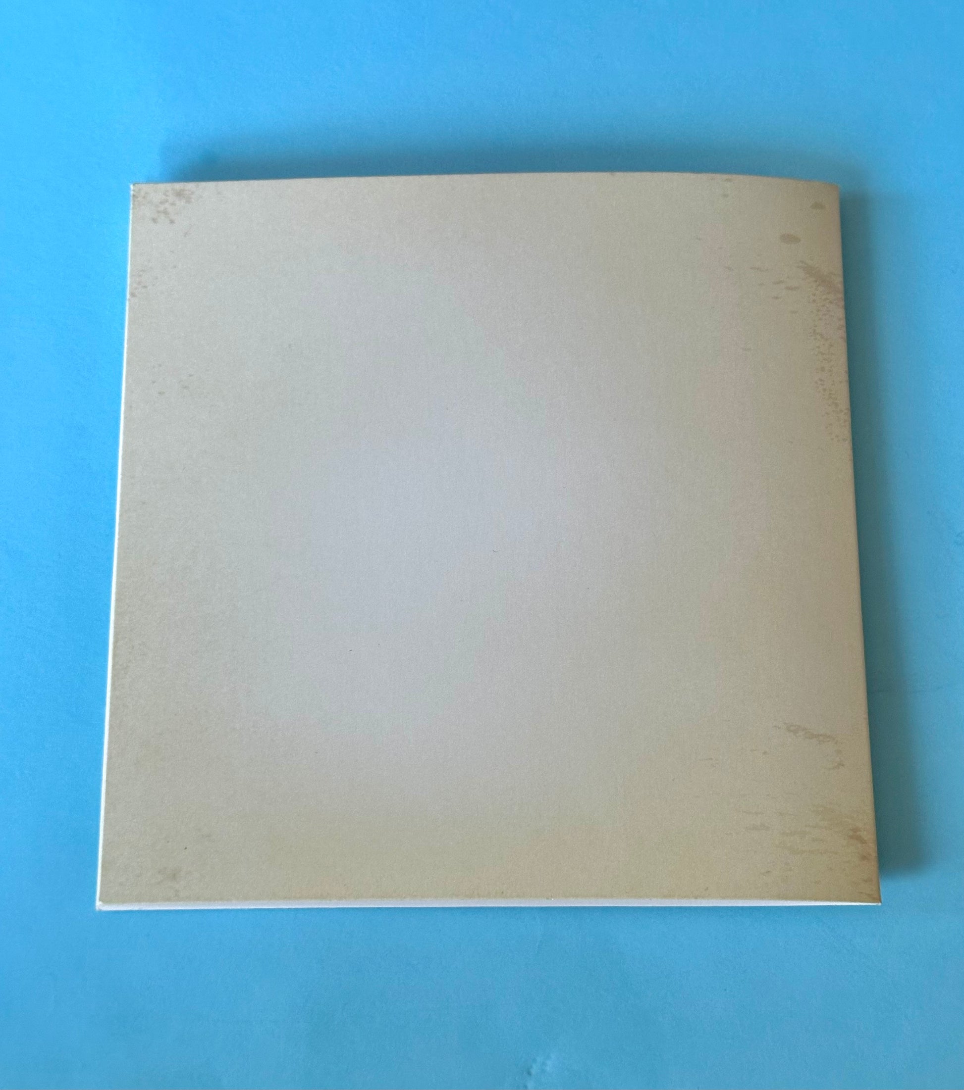 back of 6x6 greeting card