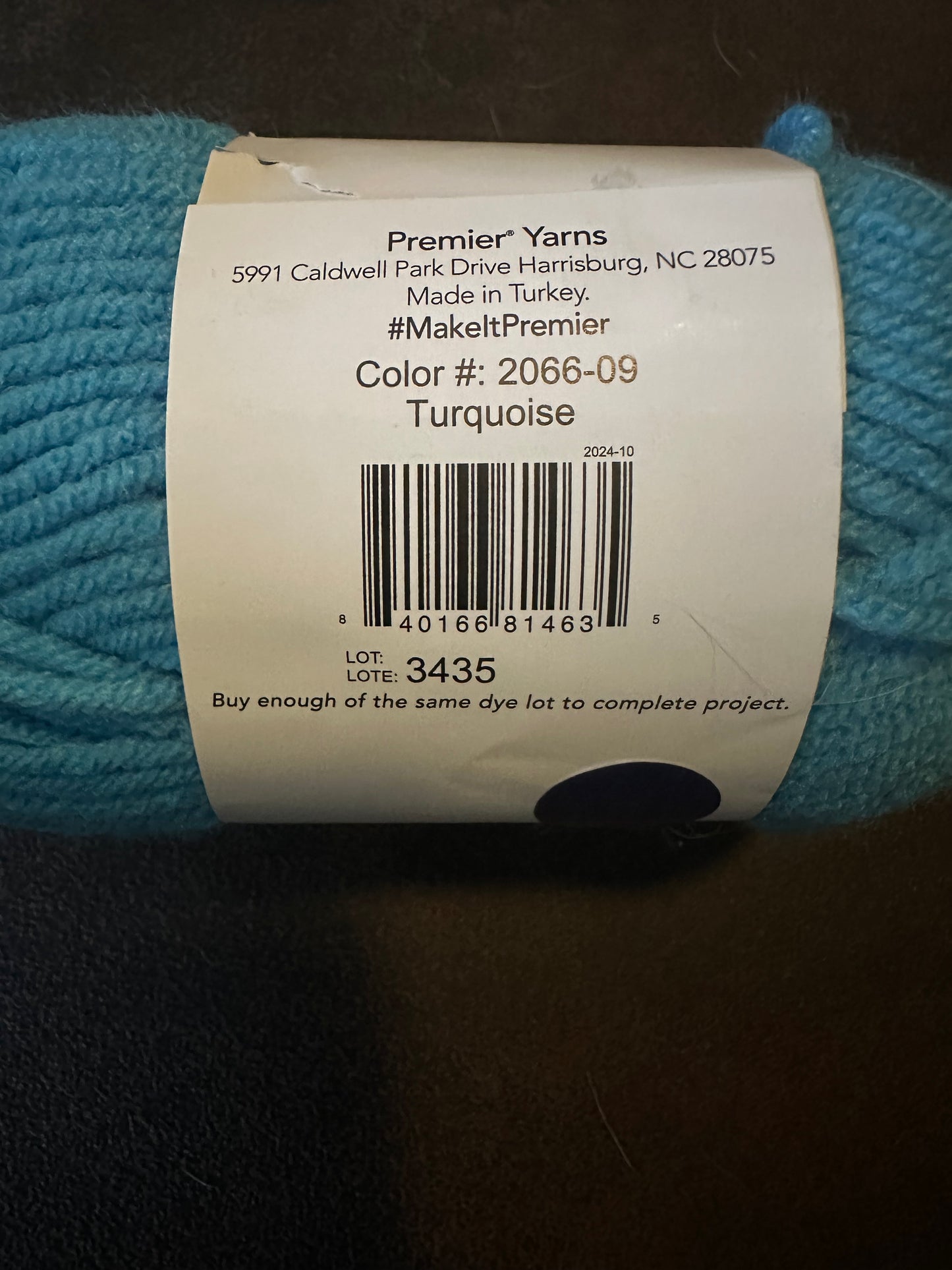 Premier Just Yarn Worsted – Turquoise | Color 2066-09