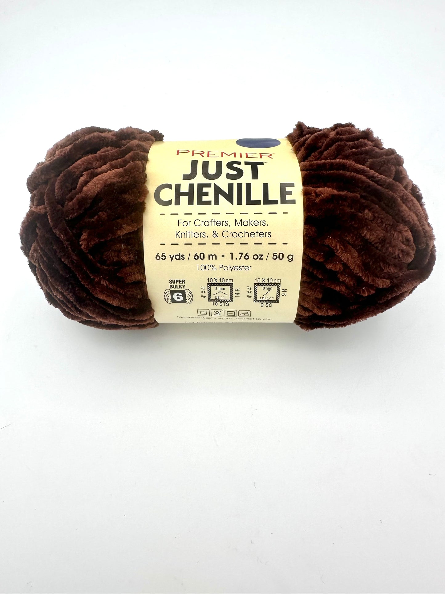 Premier Just Chenille Yarn – Cocoa (2017-36)