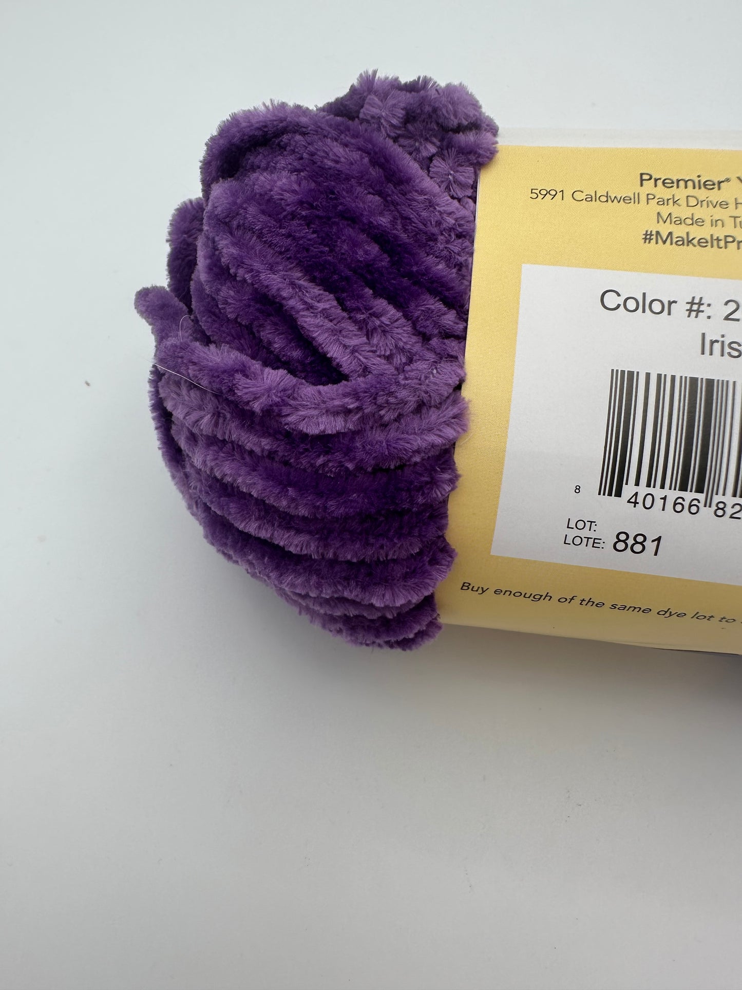 Premier Just Chenille Yarn – Iris (2017-17)