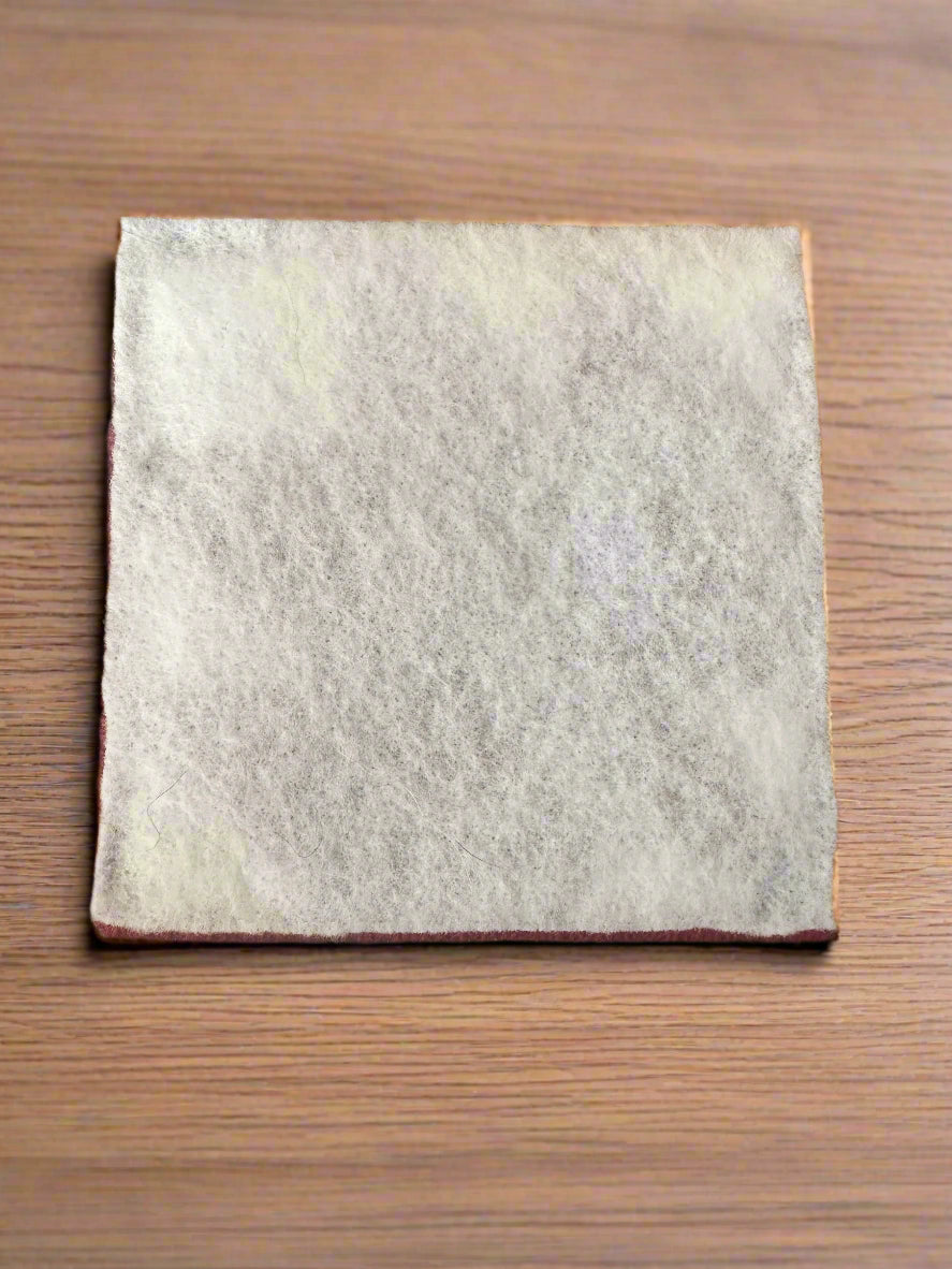 white back of coaster