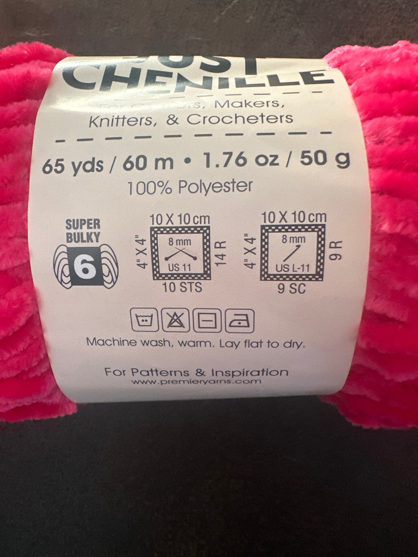 Premier Just Chenille Yarn – Hibiscus | Color 2017-15