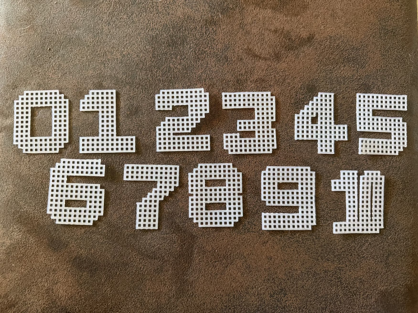 Precut Plastic Canvas Numbers 0-10