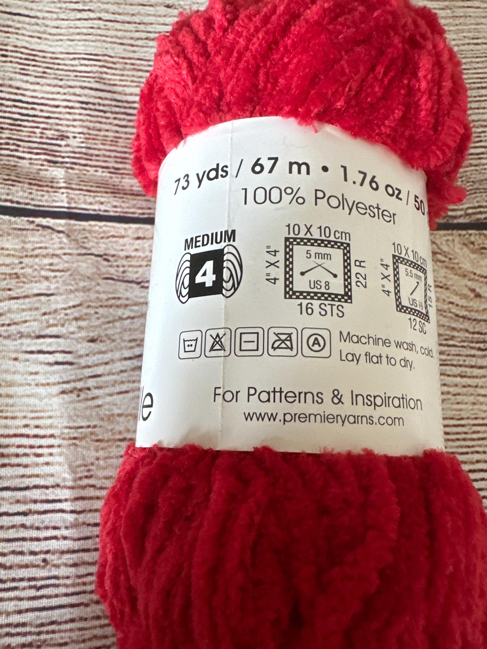 Premier Just Yarn Dream Chenille – Strawberry | Color 2089-01