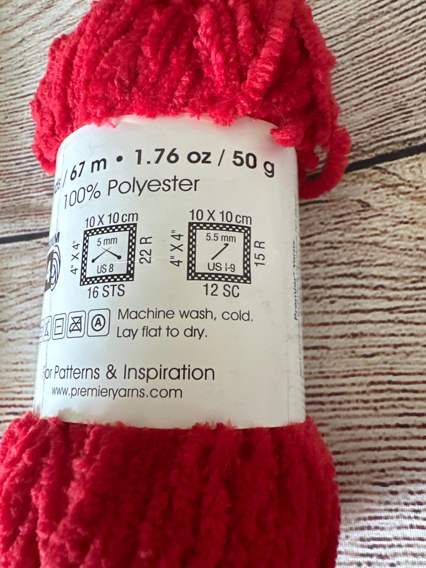 Premier Just Yarn Dream Chenille – Strawberry | Color 2089-01