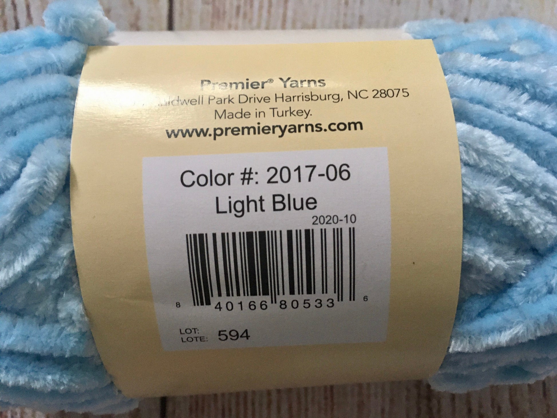 Premier Just Chenille Yarn – Light Blue 