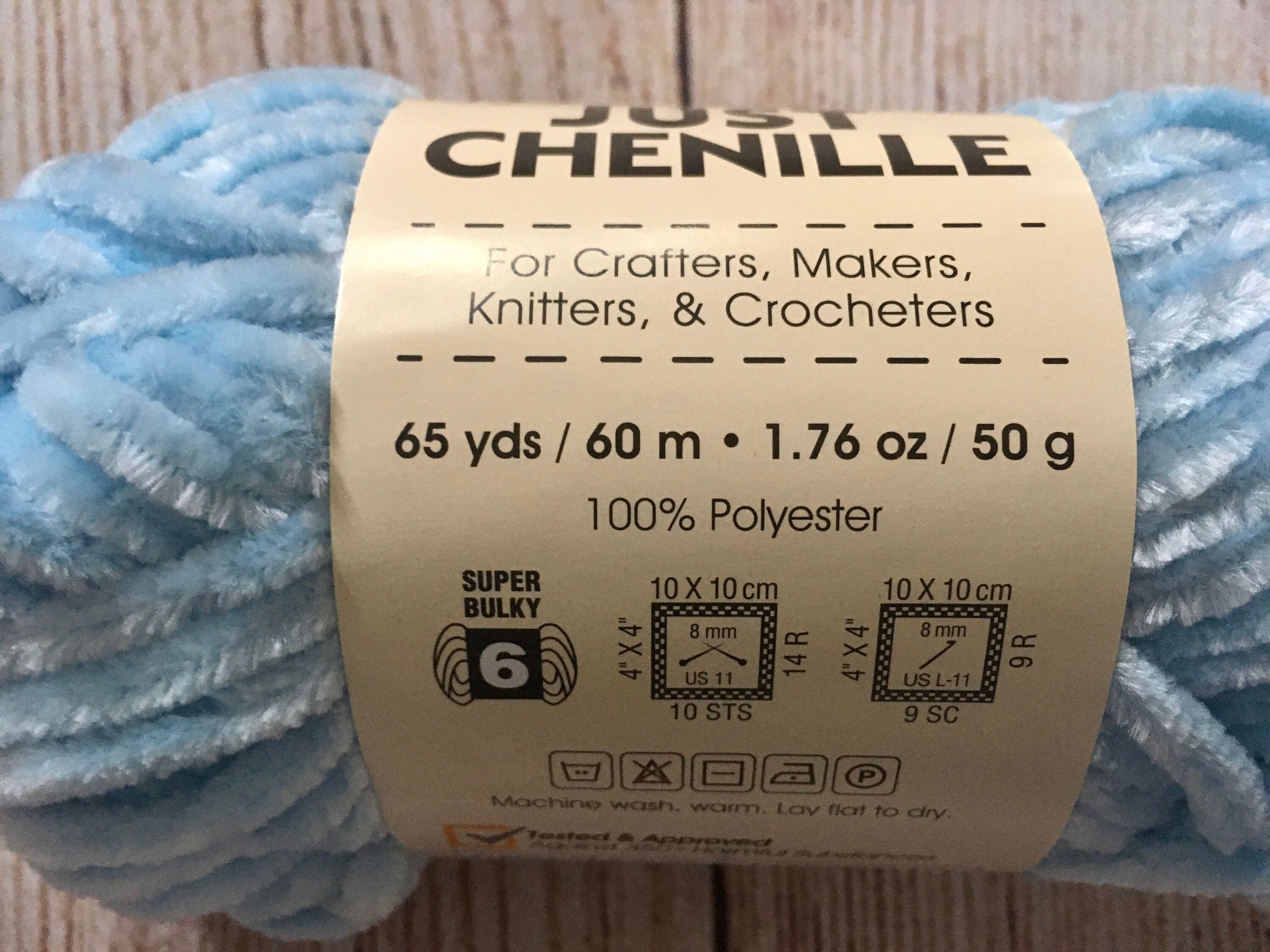 Premier Just Chenille Yarn – Light Blue 