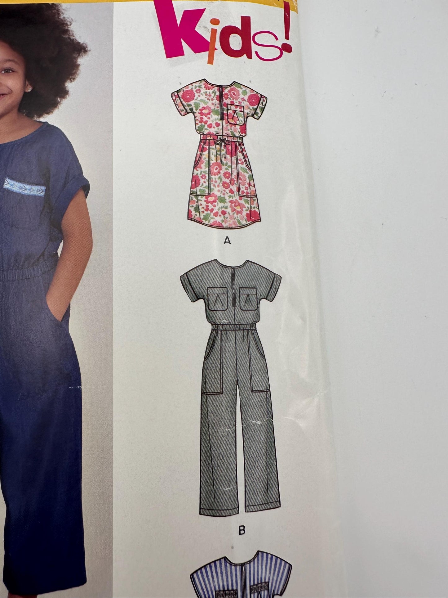 New Look N6612 Girls' Dress, Romper & Jumpsuit Sewing Pattern | Sizes 3–14 | Uncut